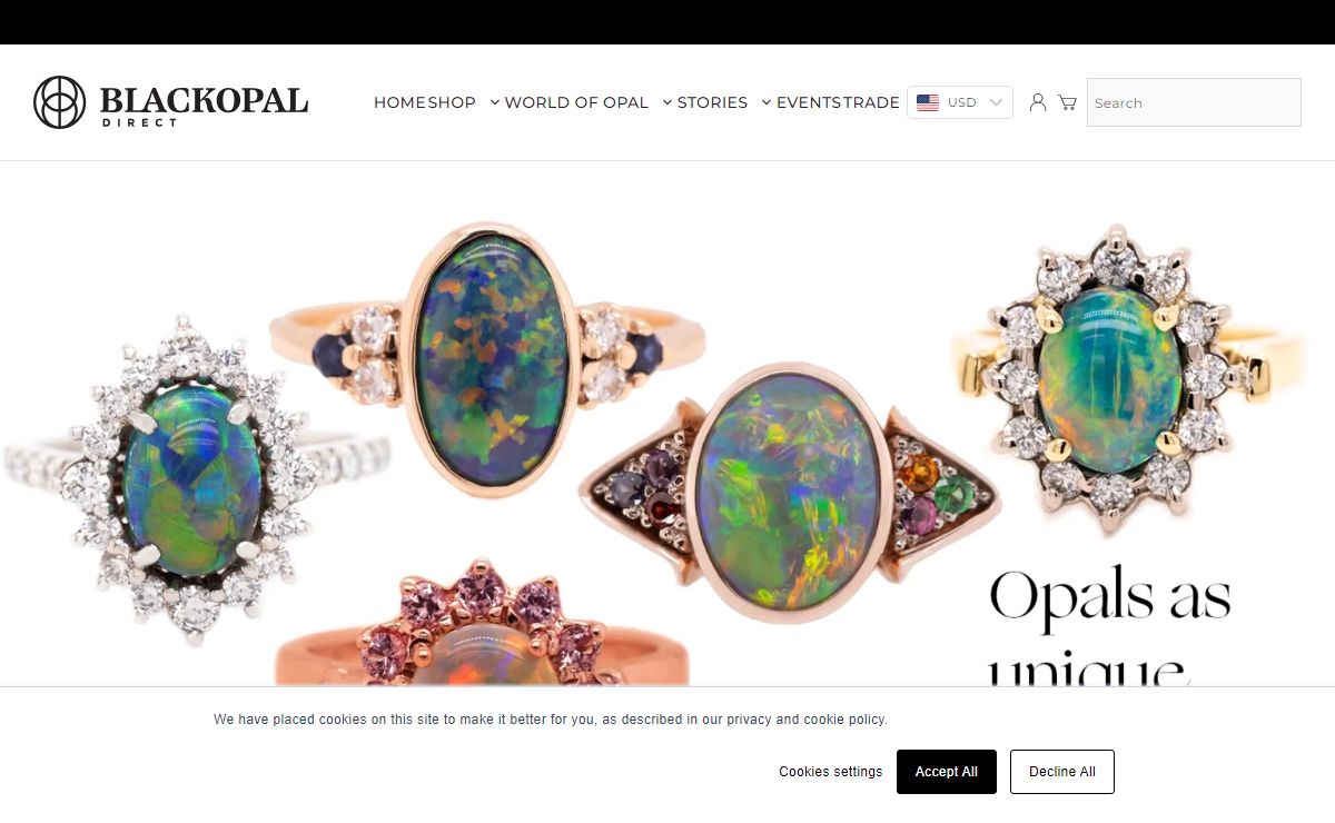 Australian Black Opal from Lightning Ridge | Black Opal Direct