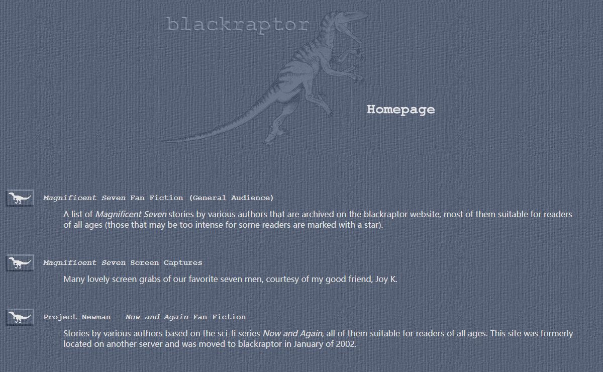 blackraptor Homepage