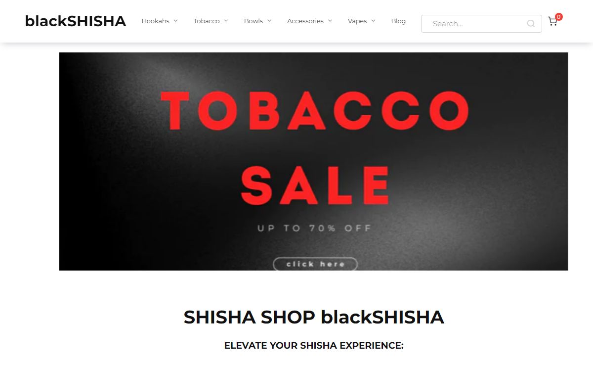 Shisha Shop | Hookahs, Tobacco, Accessories | Buy Online