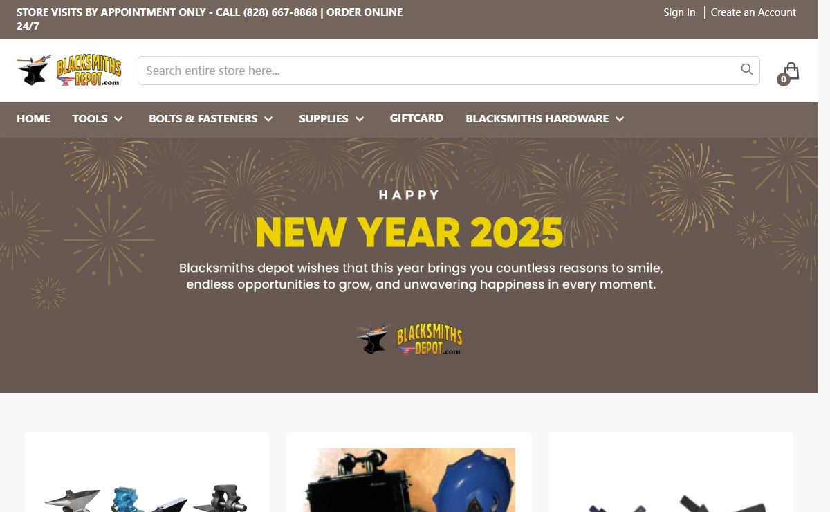 Blacksmiths Depot: Premium Tools & Forging Supplies for Sale