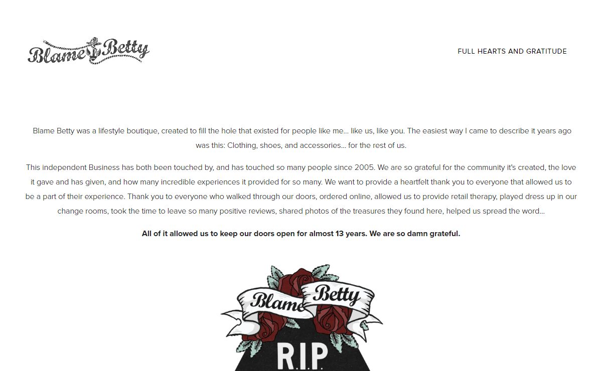 Blame Betty