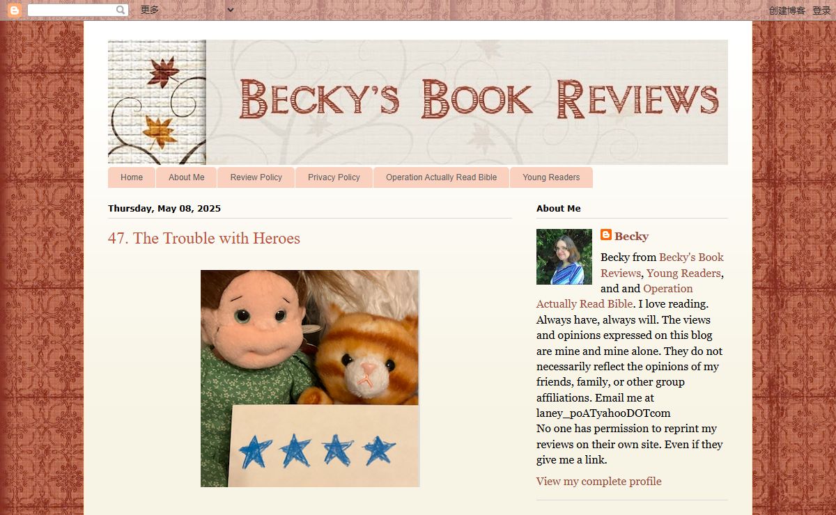 Becky's Book Reviews
