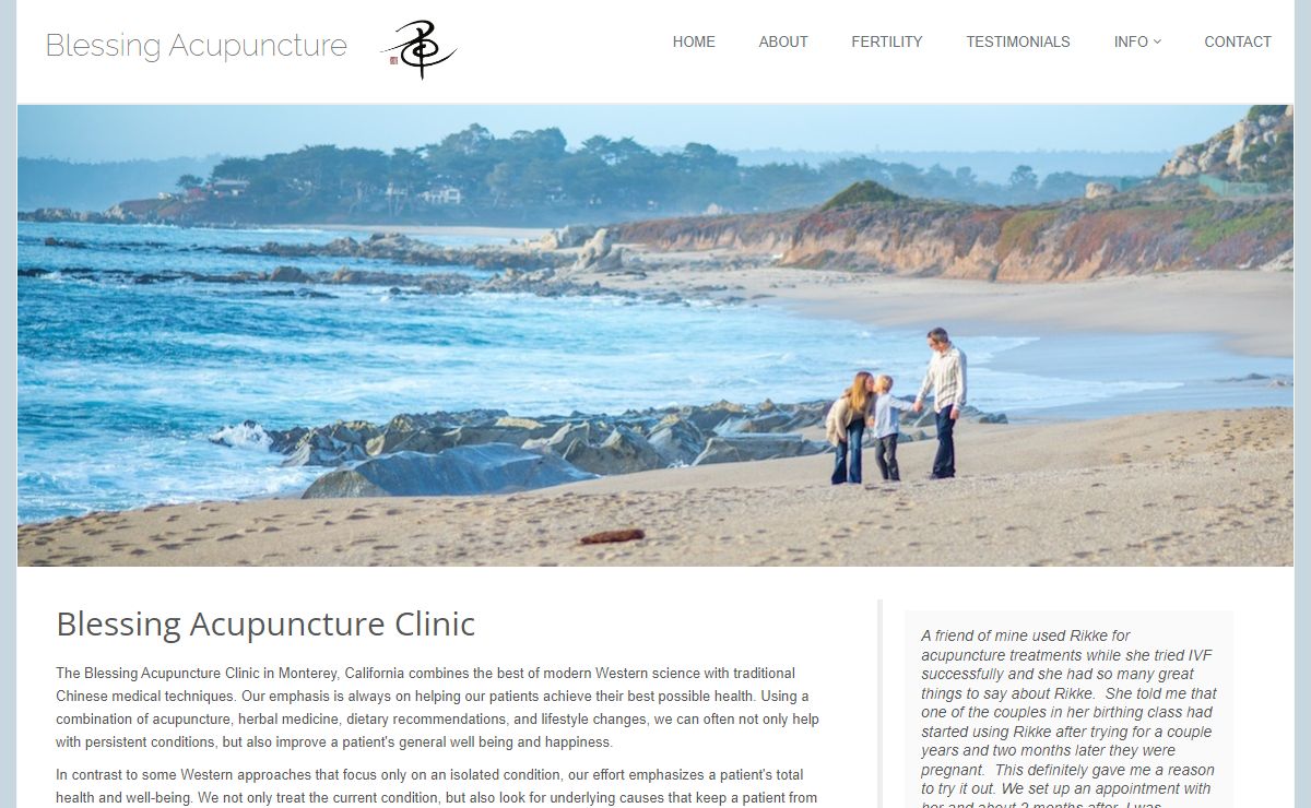 Blessing Acupuncture in Monterey, CA