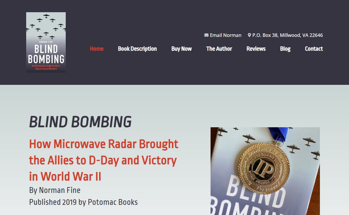 Norman Fine’s Blind Bombing: Gripping Military History Book