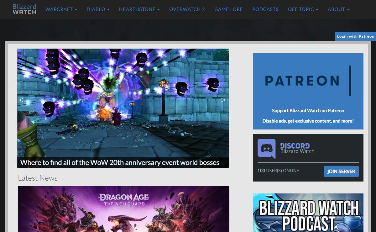 Blizzard Watch | Warcraft, Hearthstone, Diablo, Heroes and Overwatch