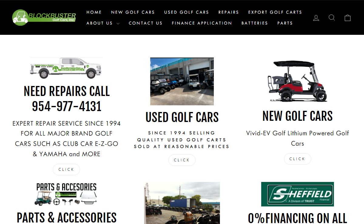 Blockbuster Golf Carts