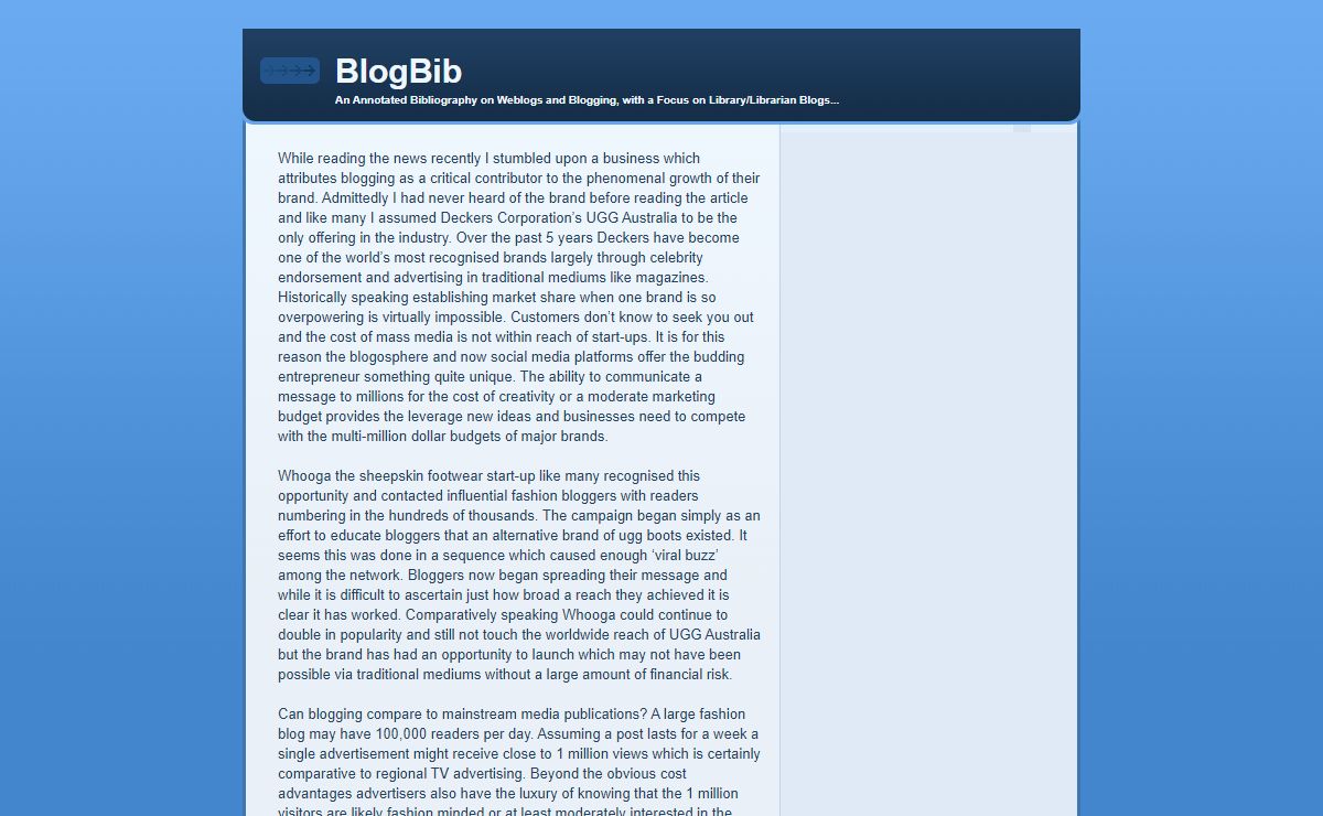 BlogBib