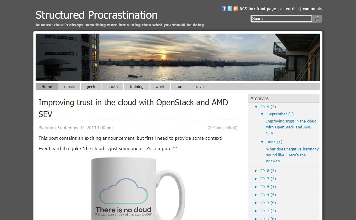 Structured Procrastination Structured Procrastination – because there's always something more interesting than what you should be doing