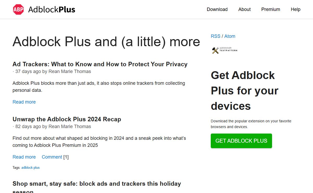 Adblock Plus and (a little) more