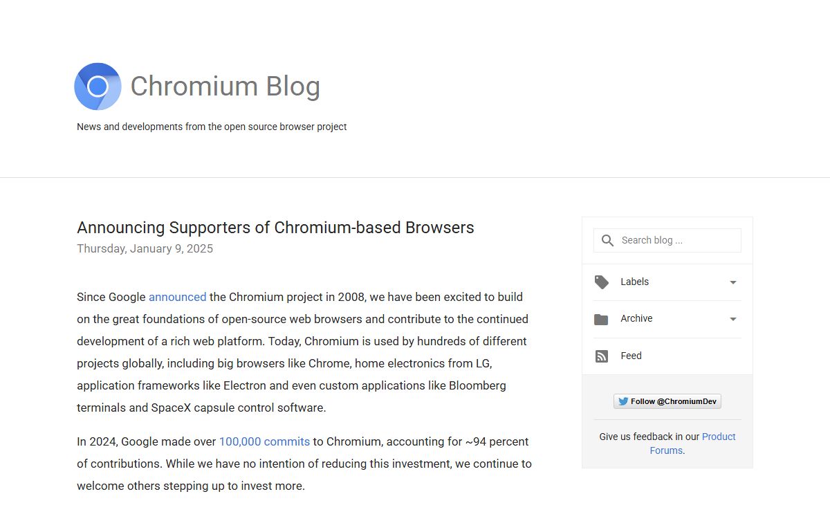 Chromium Blog