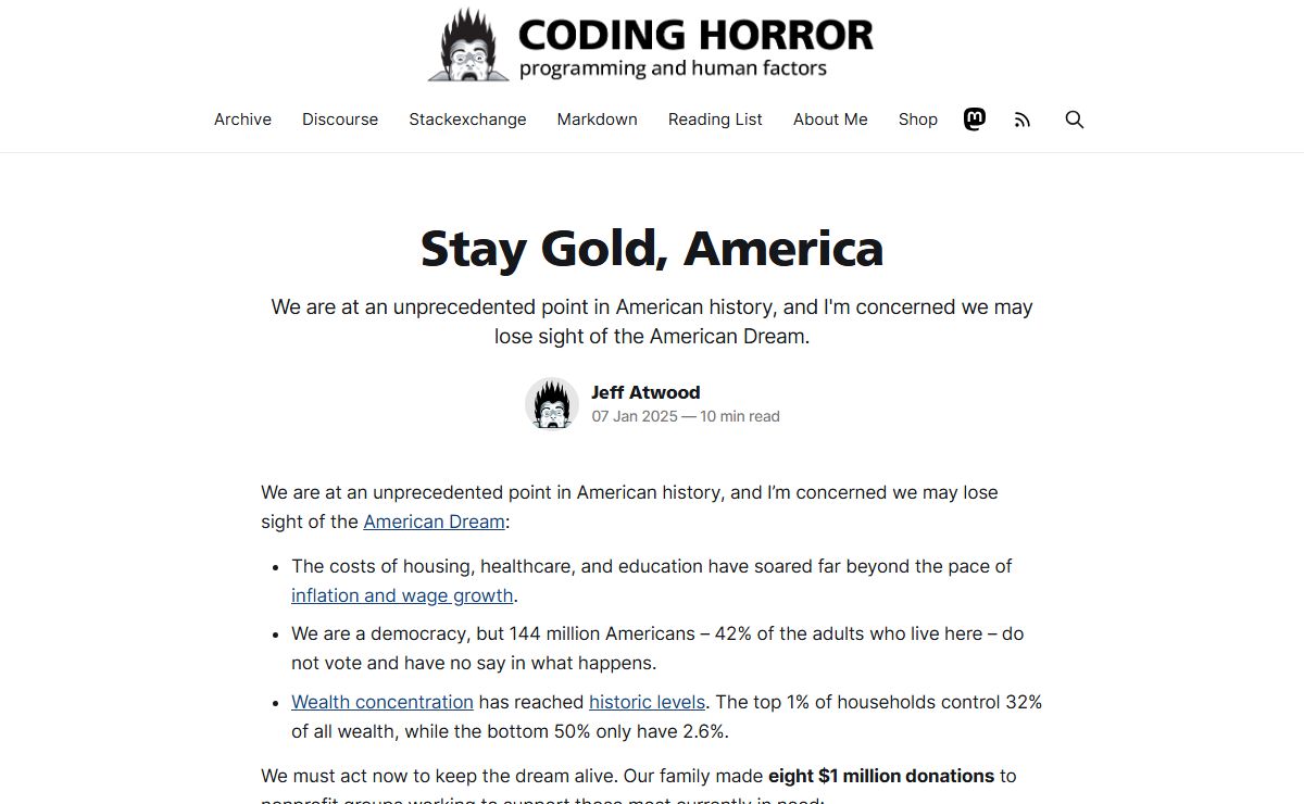 Coding Horror