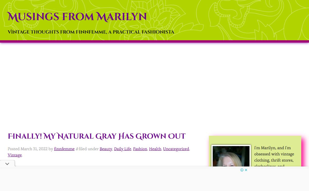 Musings from Marilyn