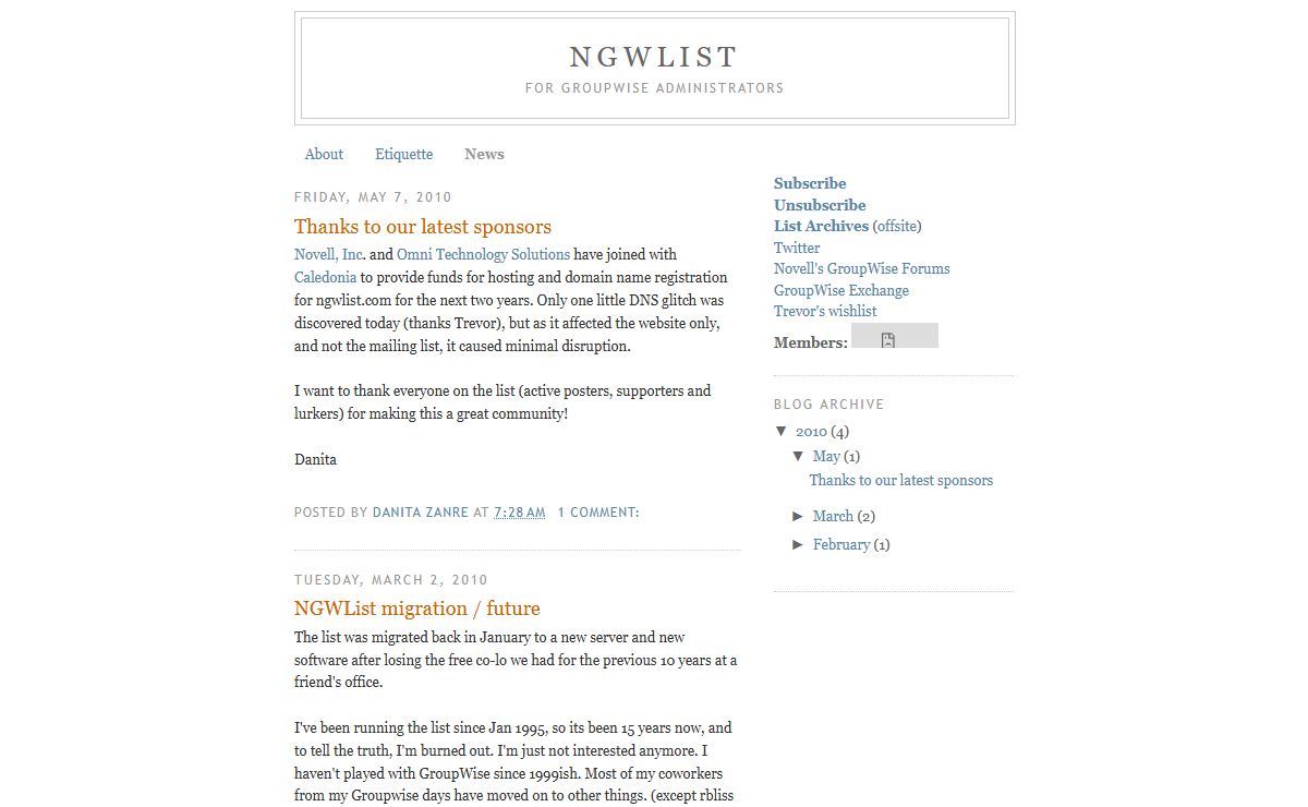 NGWList