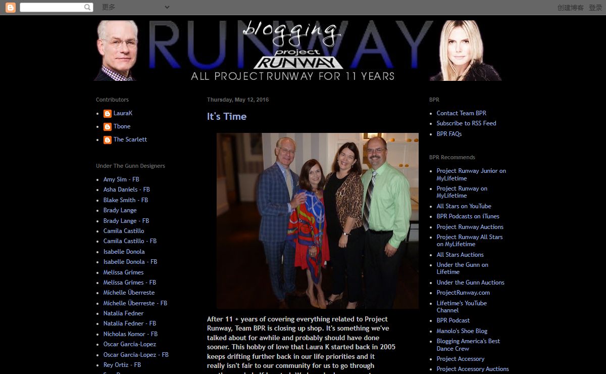 Blogging Project Runway - The Original Project Runway Fan Blog