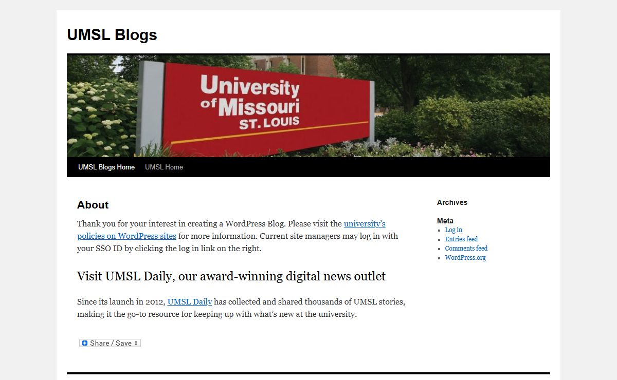 UMSL Blogs