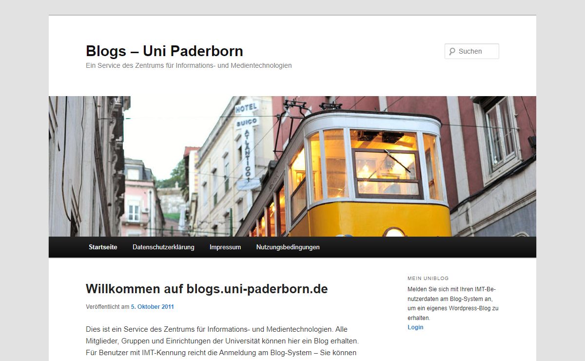 Blogs – Uni Paderborn | Ein Service des Zentrums für Informations- und Medientechnologien