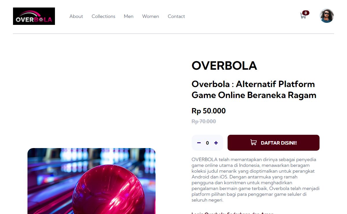 Overbola : Alternatif Platform Game Online Beraneka Ragam