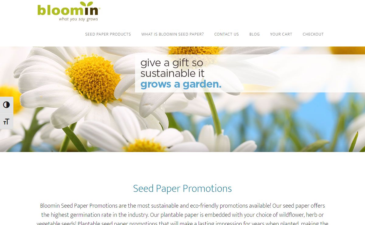 Bloomin Seed Paper - what you say grows