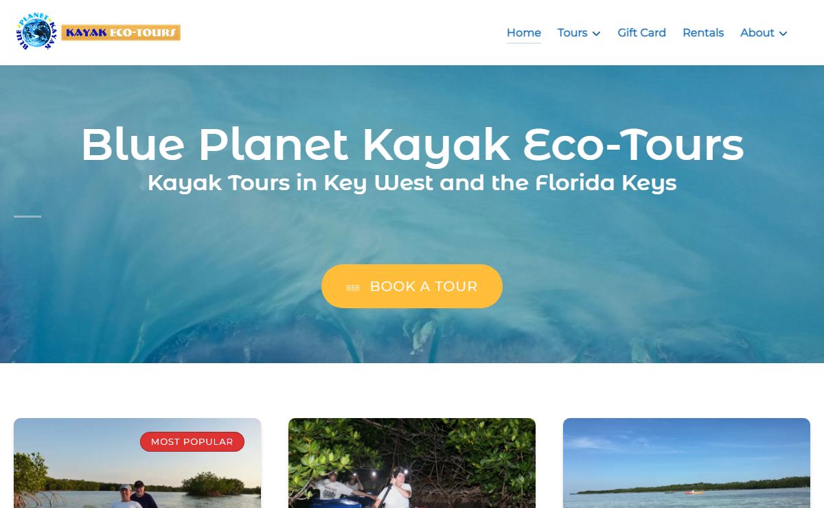 Blue Planet Kayak Eco-Tours | Key West Paddle Tours Rentals