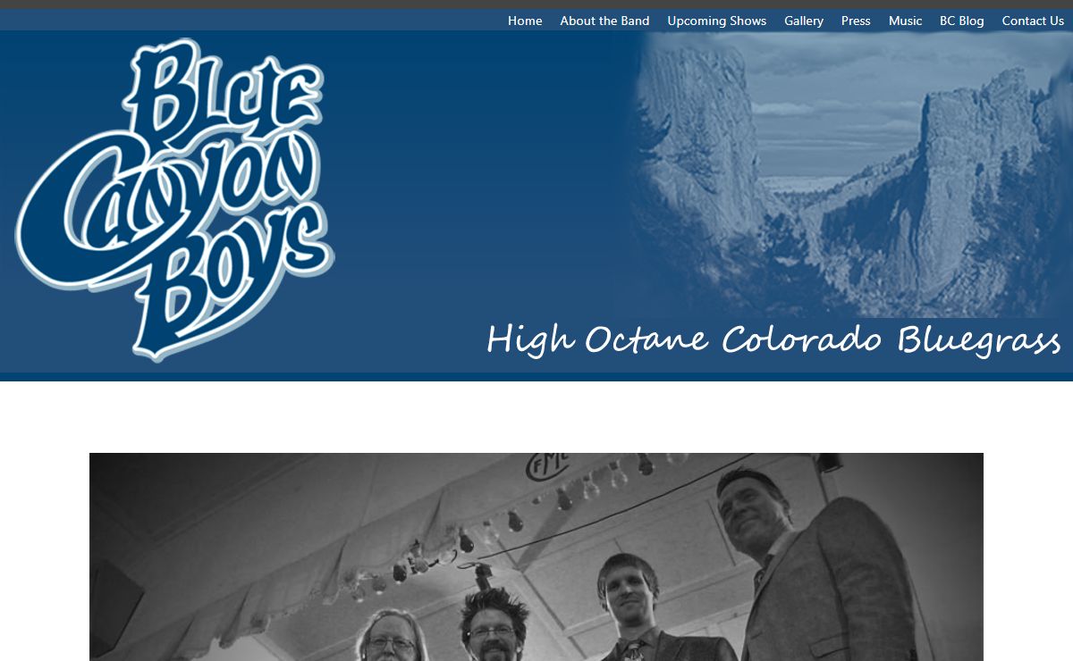 Blue Canyon Boys – High Octane Colorado Bluegrass