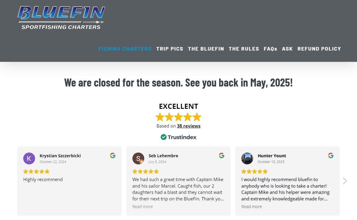 Bluefin Fishing Charters – Clinton, CT – Fishing Charters
