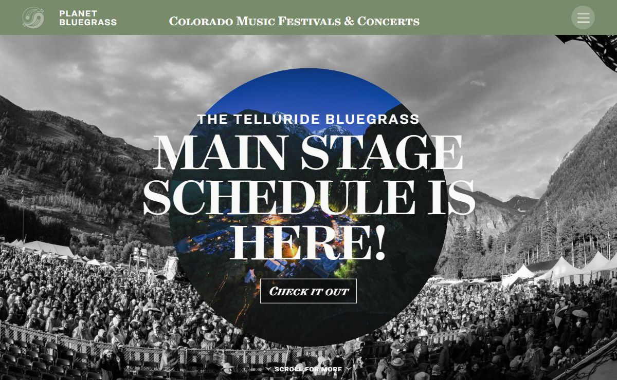 Colorado Music Festivals & Concerts — Planet Bluegrass • Colorado Music Festivals & Concerts • Lyons, CO