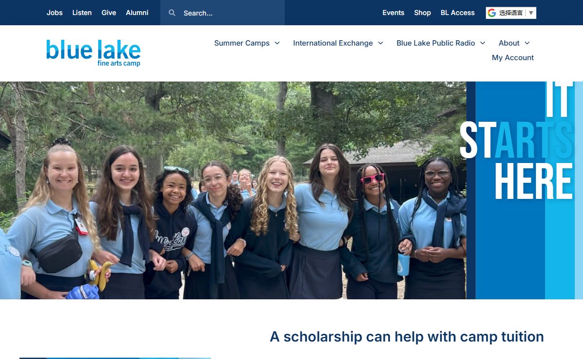 Blue Lake Fine Arts Camp