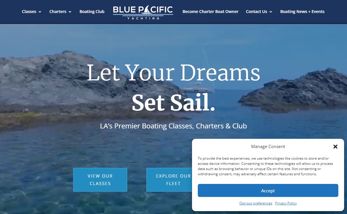 Sailing Lessons | Marina del Rey | Blue Pacific Yachting