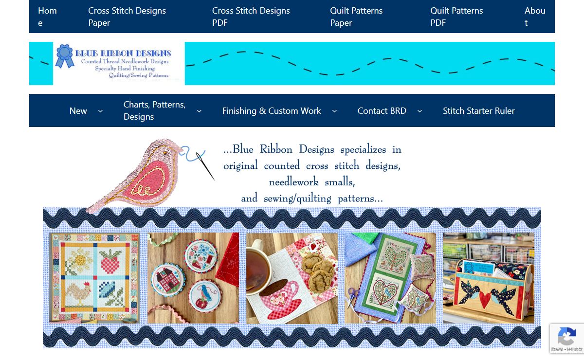 Blue Ribbon Designs – Needlework and Quilting Designs