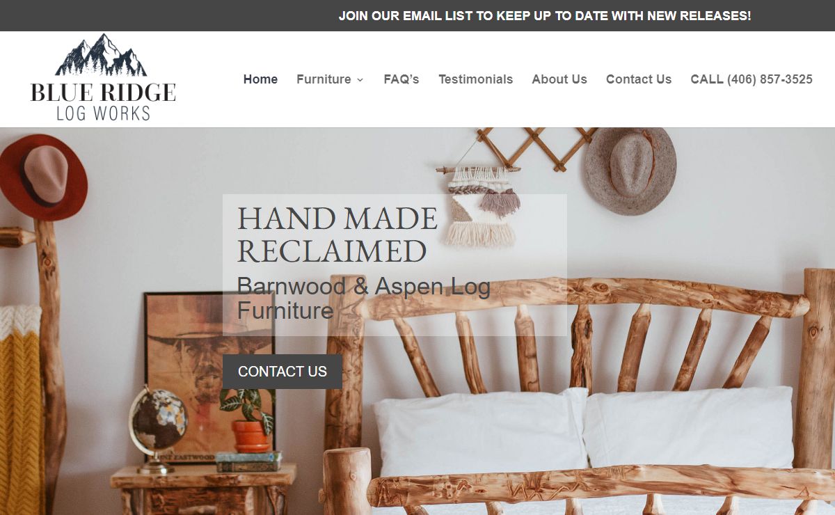 Aspen Log Furniture: Reclaimed Barnwood & Rustic Wood | BR