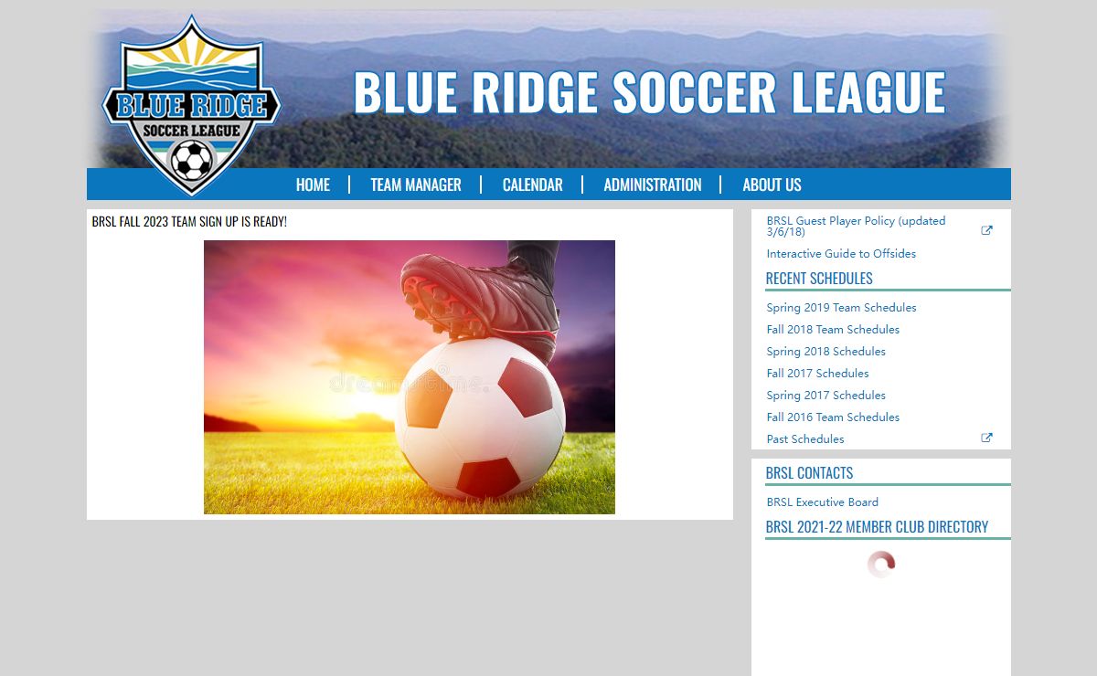 Blue Ridge Soccer League | Home