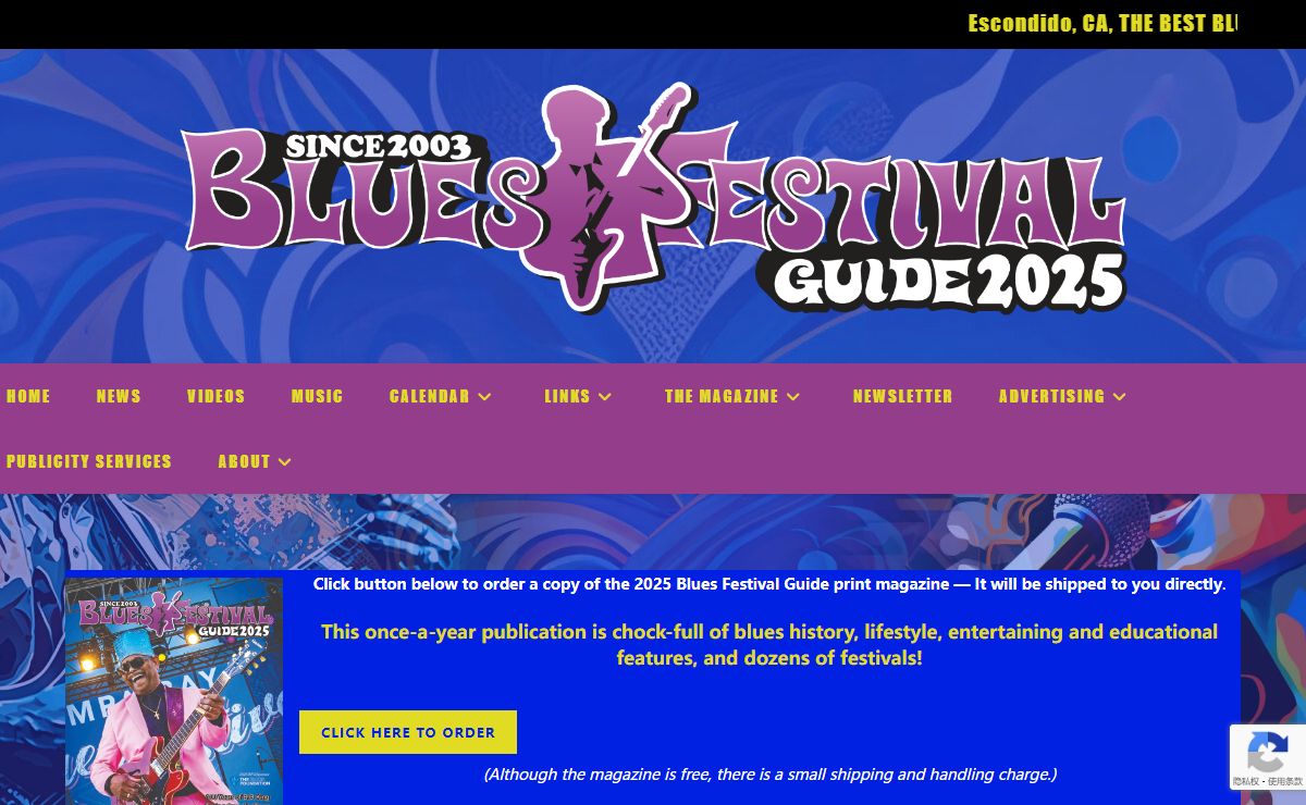 Home - Blues Festival Guide Magazine and Online Directory of Blues Festivals