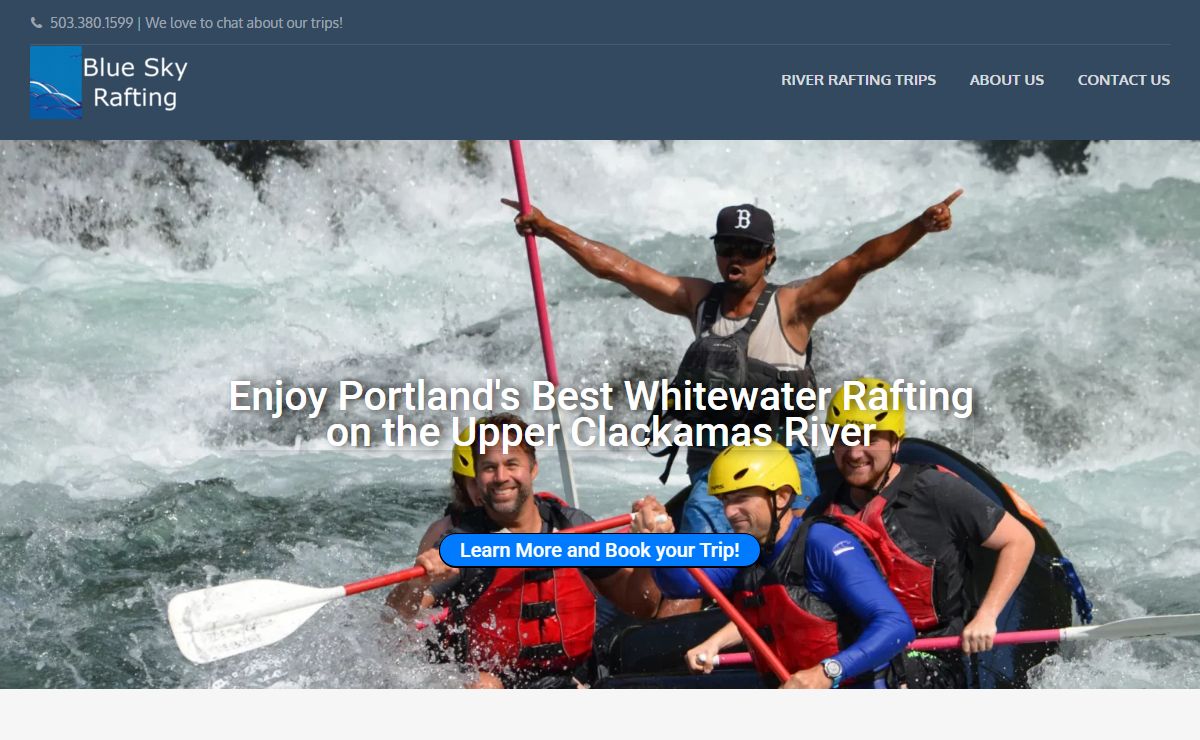 Enjoy Portland's Best Whitewater Rafting - Blue Sky Rafting