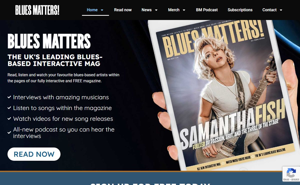 Blues Matters Magazine - your best blues news companion