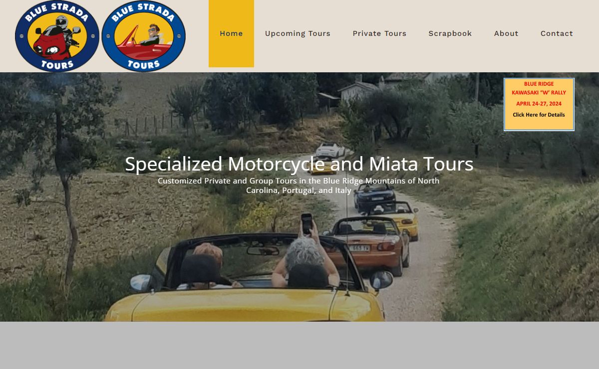 HOME - Blue Strada Tours