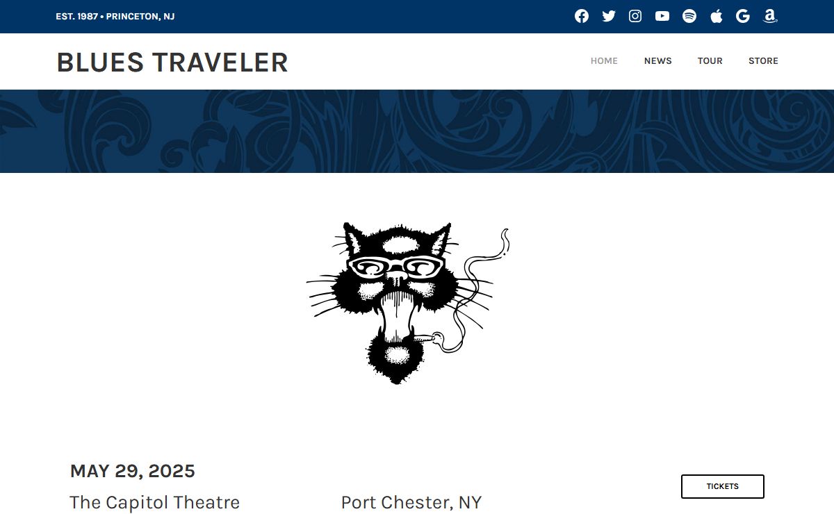 Blues Traveler – Est. 1987 • Princeton, NJ