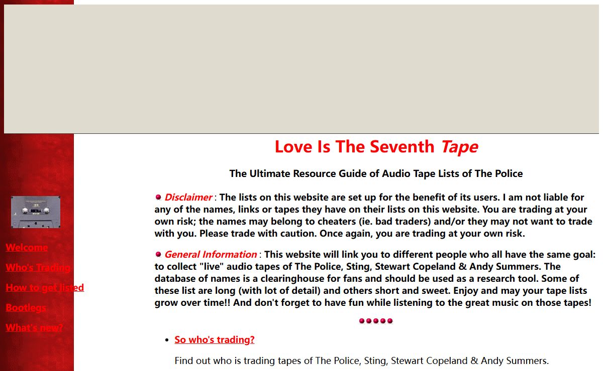 Love Is The Seventh Tape