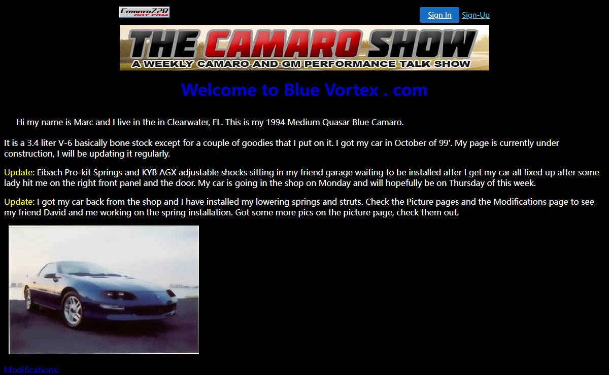 Welcome to Blue Vortex