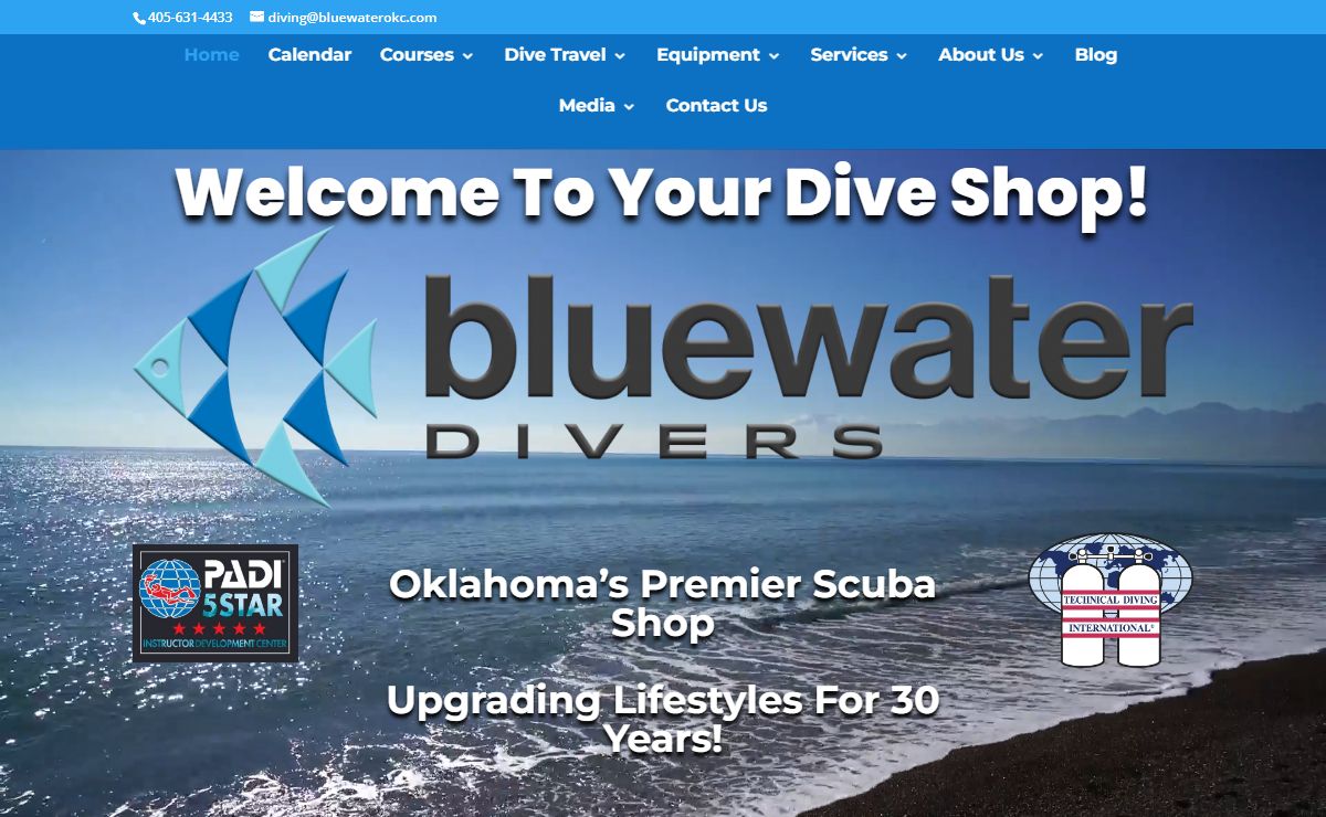 Your Shop for Scuba Diving in Oklahoma - Bluewater Divers