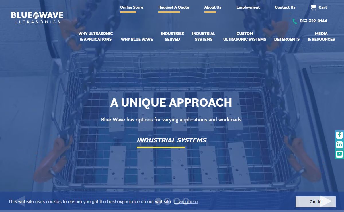 Ultrasonic Cleaning and Systems | Blue Wave Ultrasonics