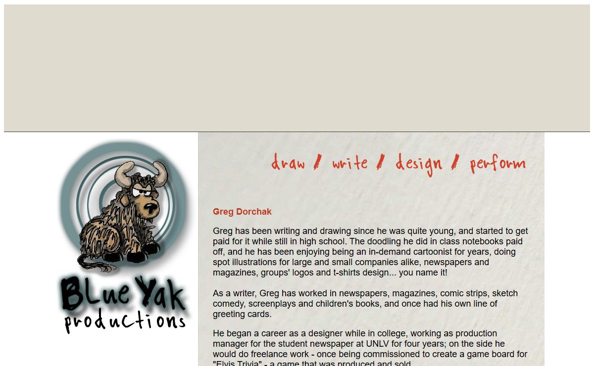 Blue Yak Productions Home