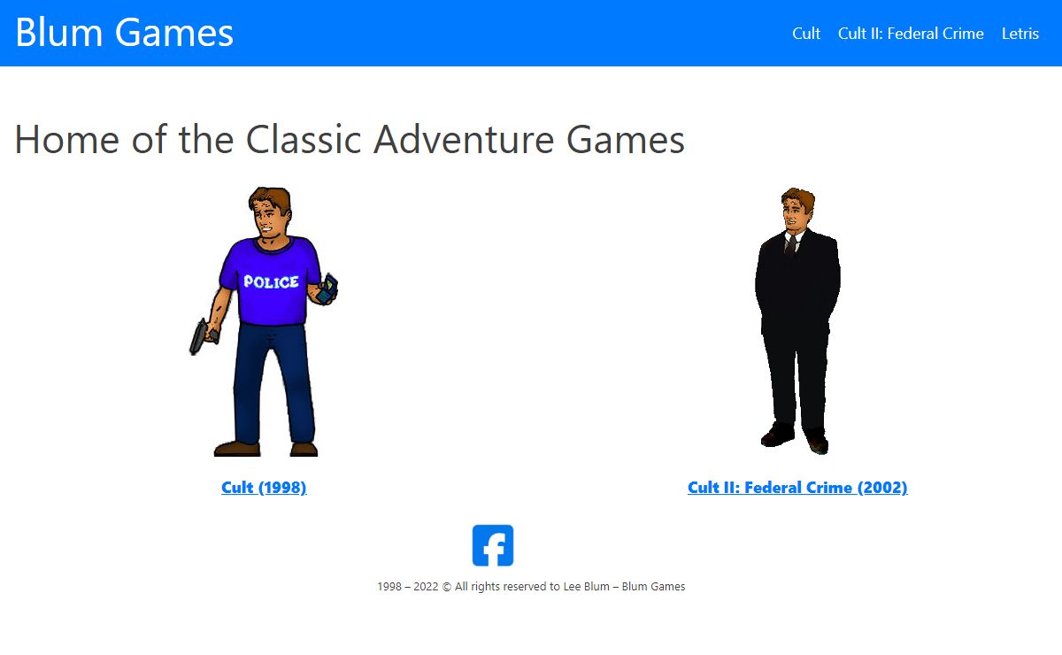 Blum Games – The Classic Adventure Games, Cult and Cult II: Federal Crime! Download for FREE!
