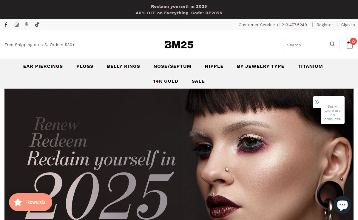 BM25 | Body Jewelry for Every Piercing