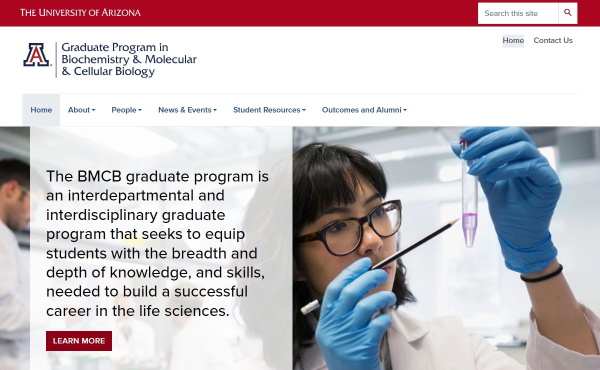 Home | Biochemistry and Molecular & Cellular Biology Graduate Program
