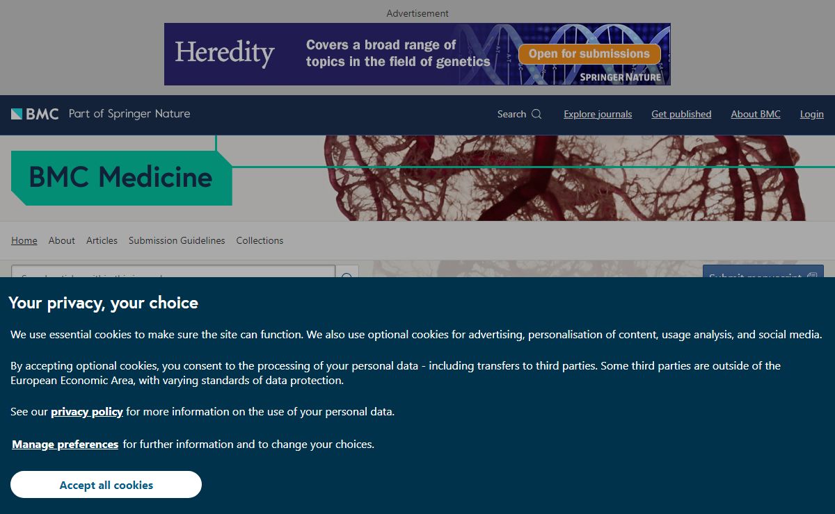 Home page | BMC Medicine
