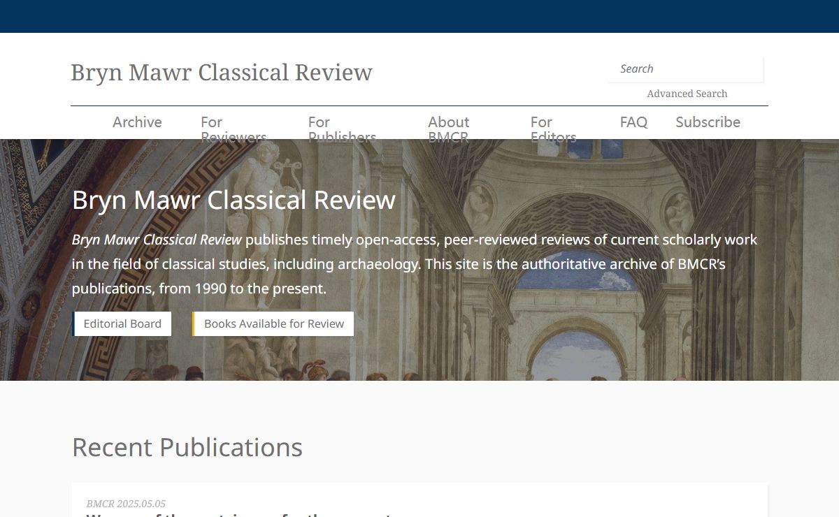Bryn Mawr Classical Review – Bryn Mawr Classical Review