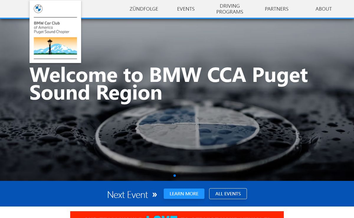 BMW CCA PSR Website