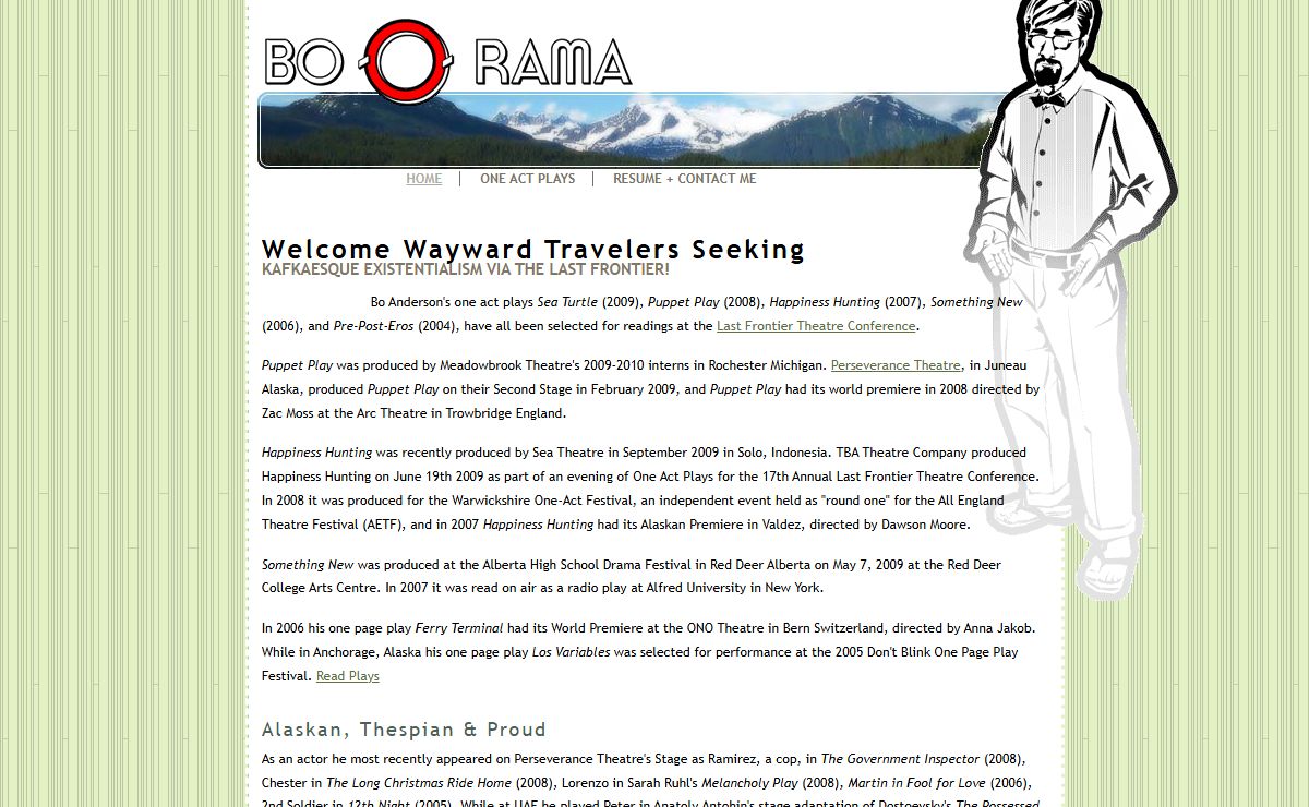 Bo - O - Rama | The Theatrical Productions of Robert Bruce Anderson (Juneau, Alaska)