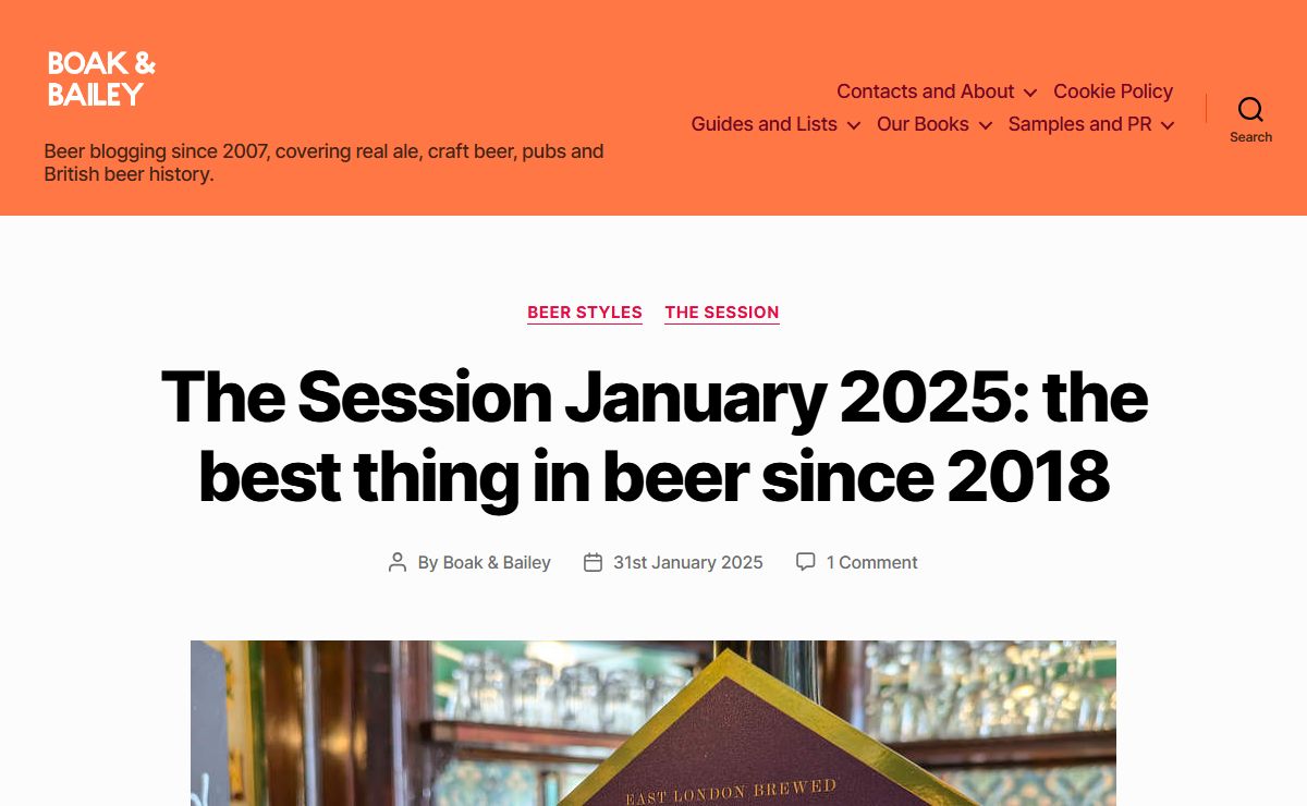 Boak & Bailey's Beer Blog