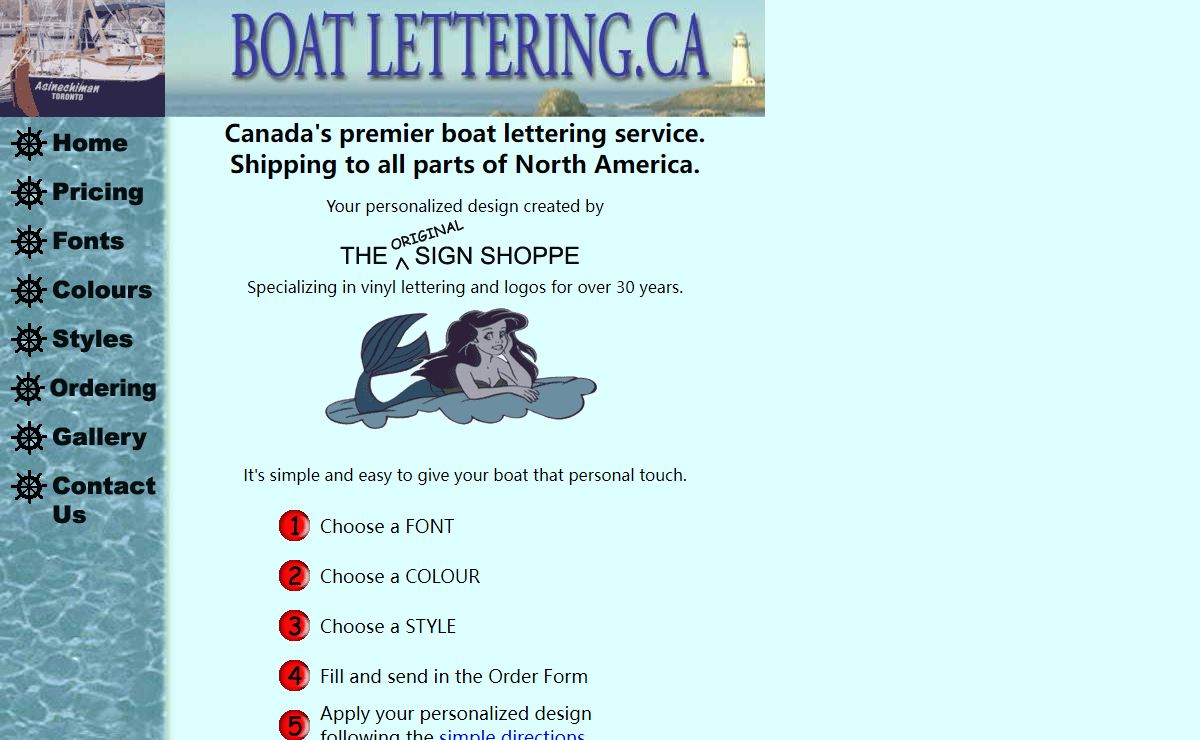 Boat Lettering.ca